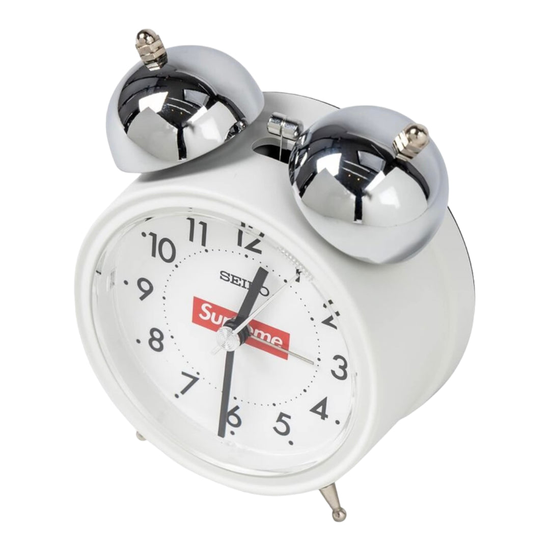 Supreme Seiko Alarm Clock White