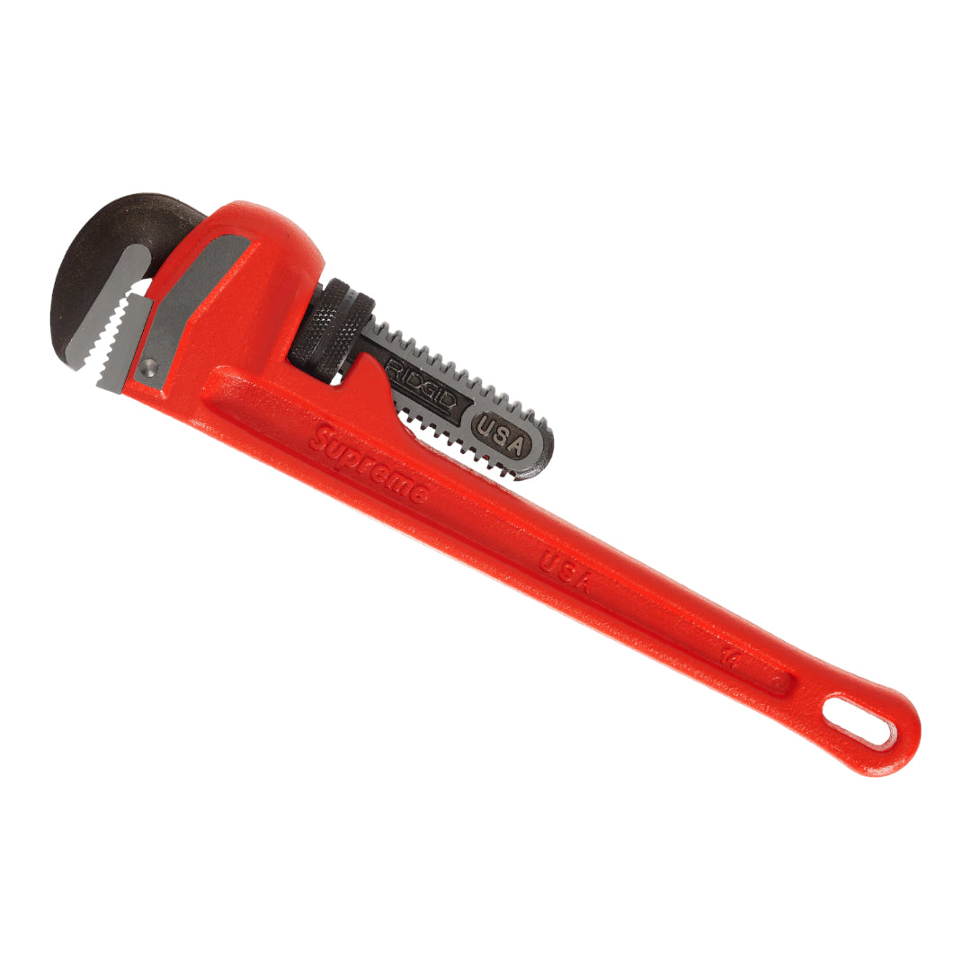 Supreme Ridgid Pipe Wrench Red