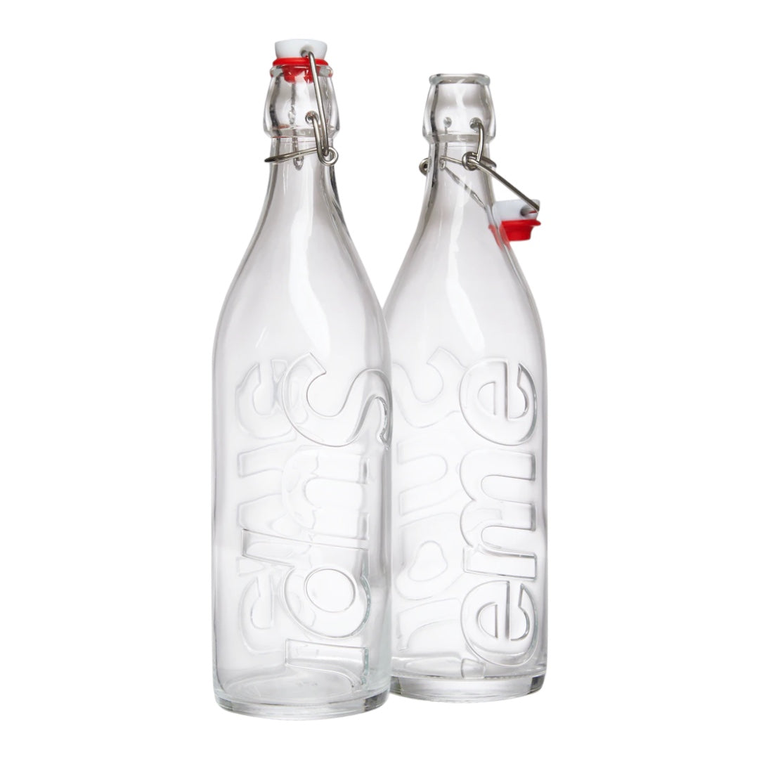 Supreme Swing Top 1.0L Bottle (Set of 2) Clear
