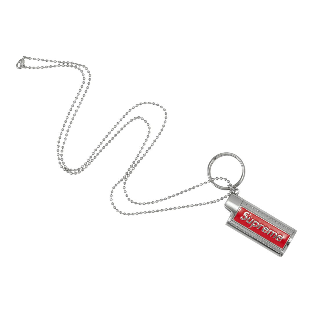 Supreme Metal Lighter Holster Silver