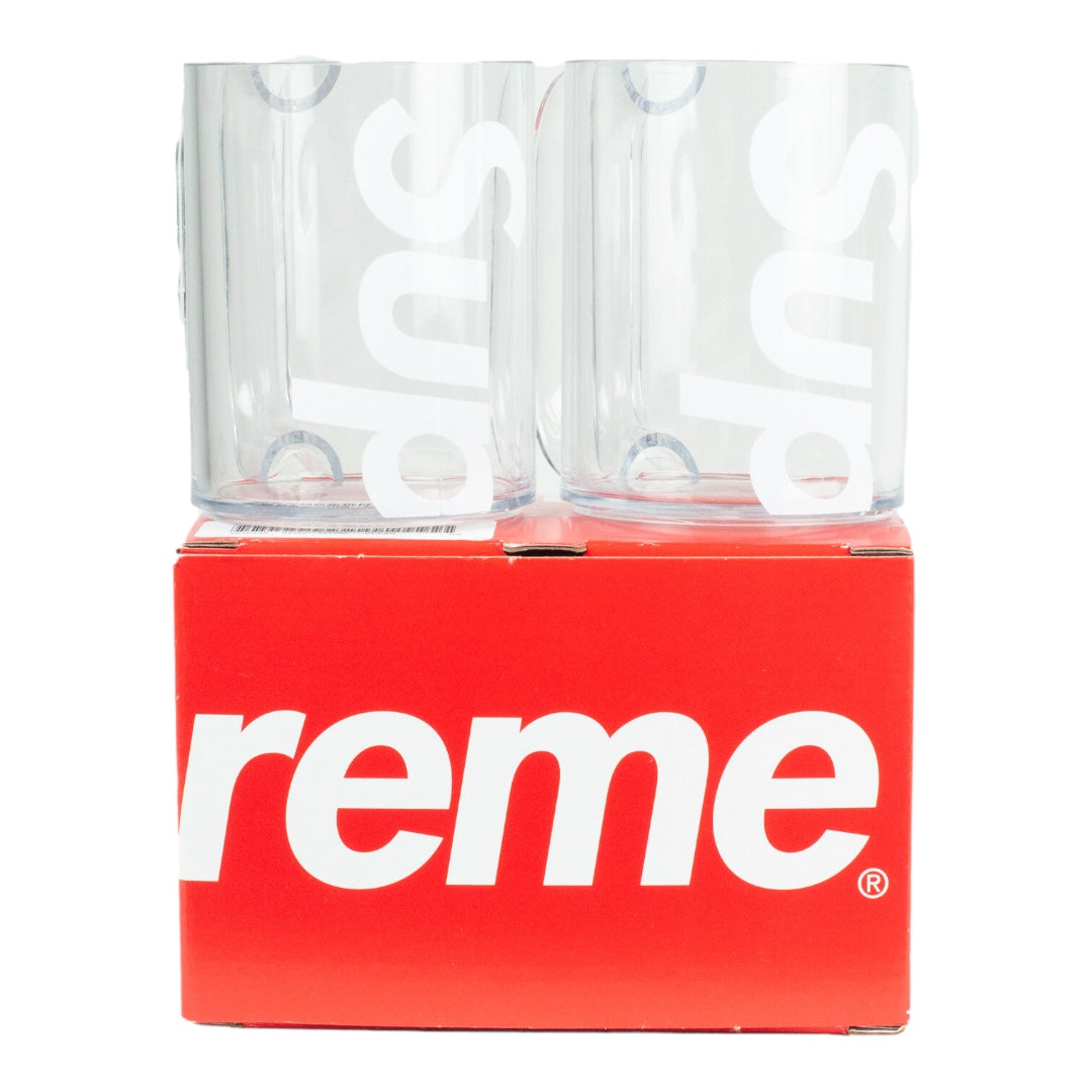 Supreme Heller Mugs (Set of 2) Clear