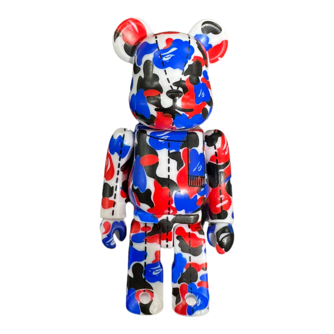 Bape Camo Bearbrick Red White Blue