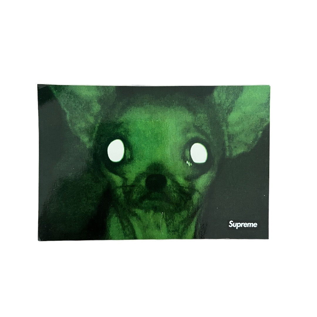 Supreme Chihuahua Chris Cunningham Sticker