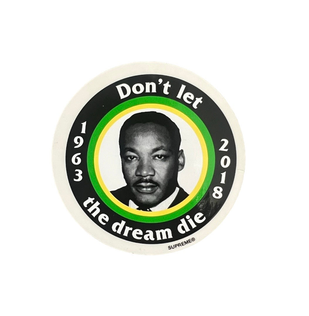 Supreme MLK Martin Luther King Sticker