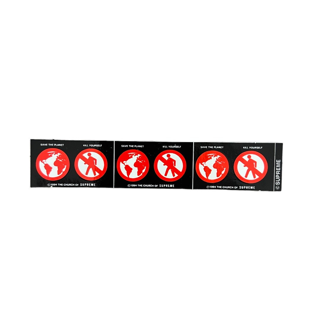 Supreme Save The Planet Stickers Mini