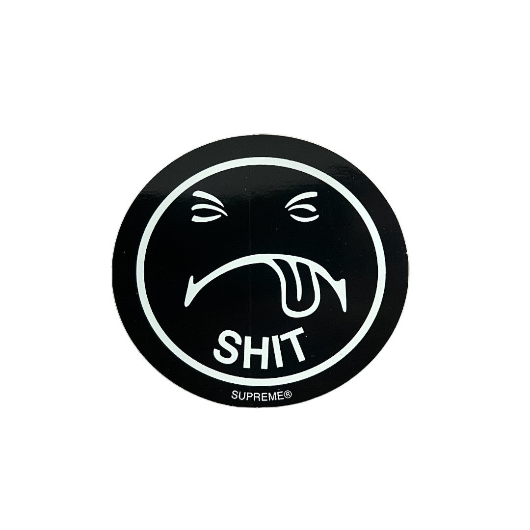 Supreme Shit Smiley Sticker