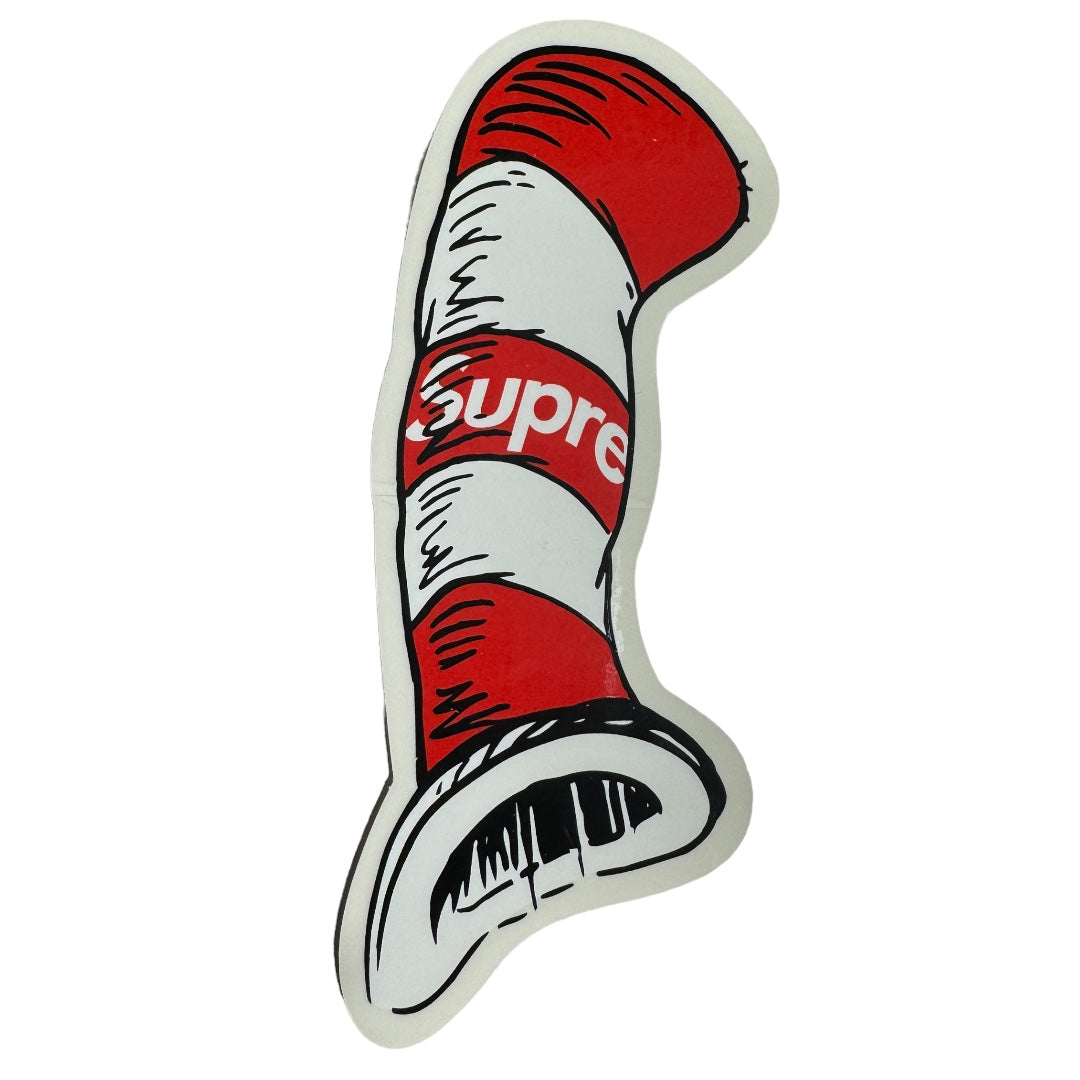 Supreme Cat In The Hat Sticker