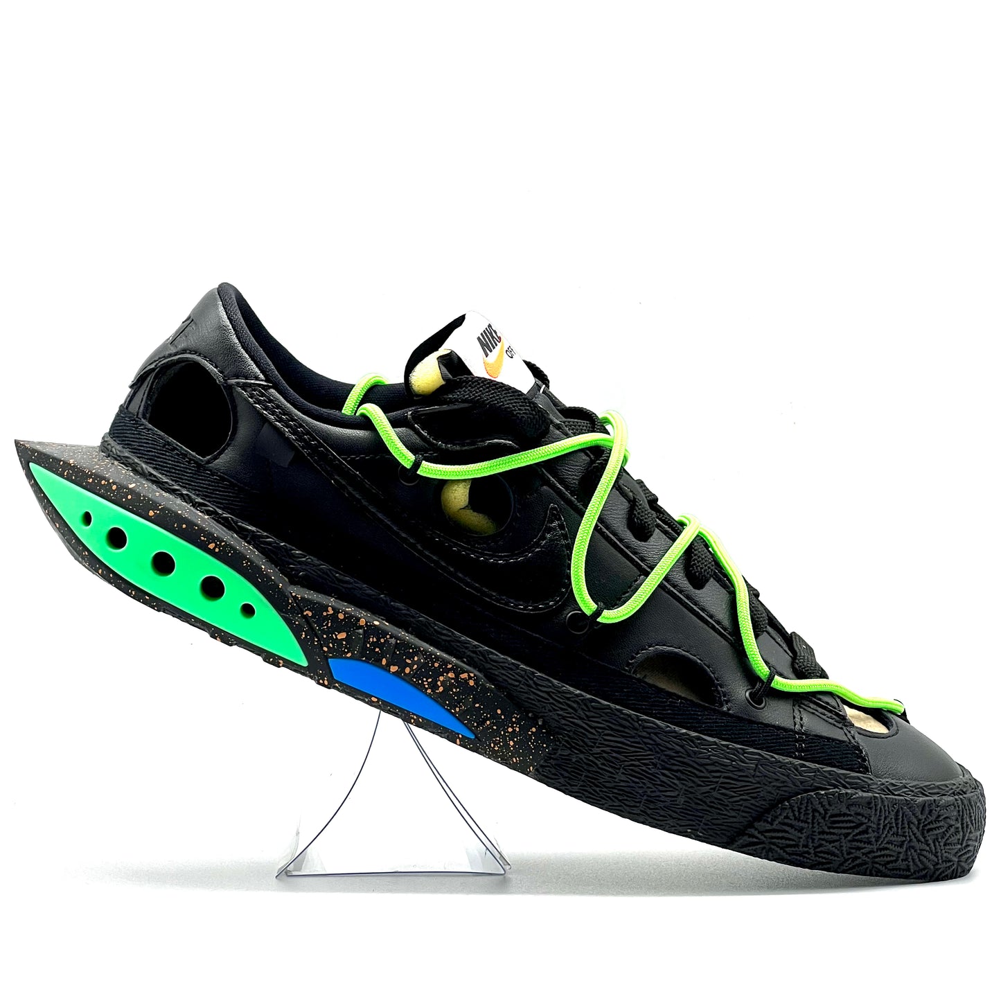 Nike Blazer Low Off-White Black Electro Green