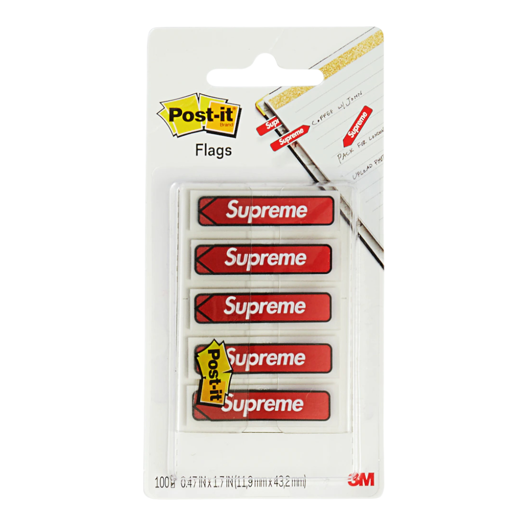 Supreme Post-it Flags Red