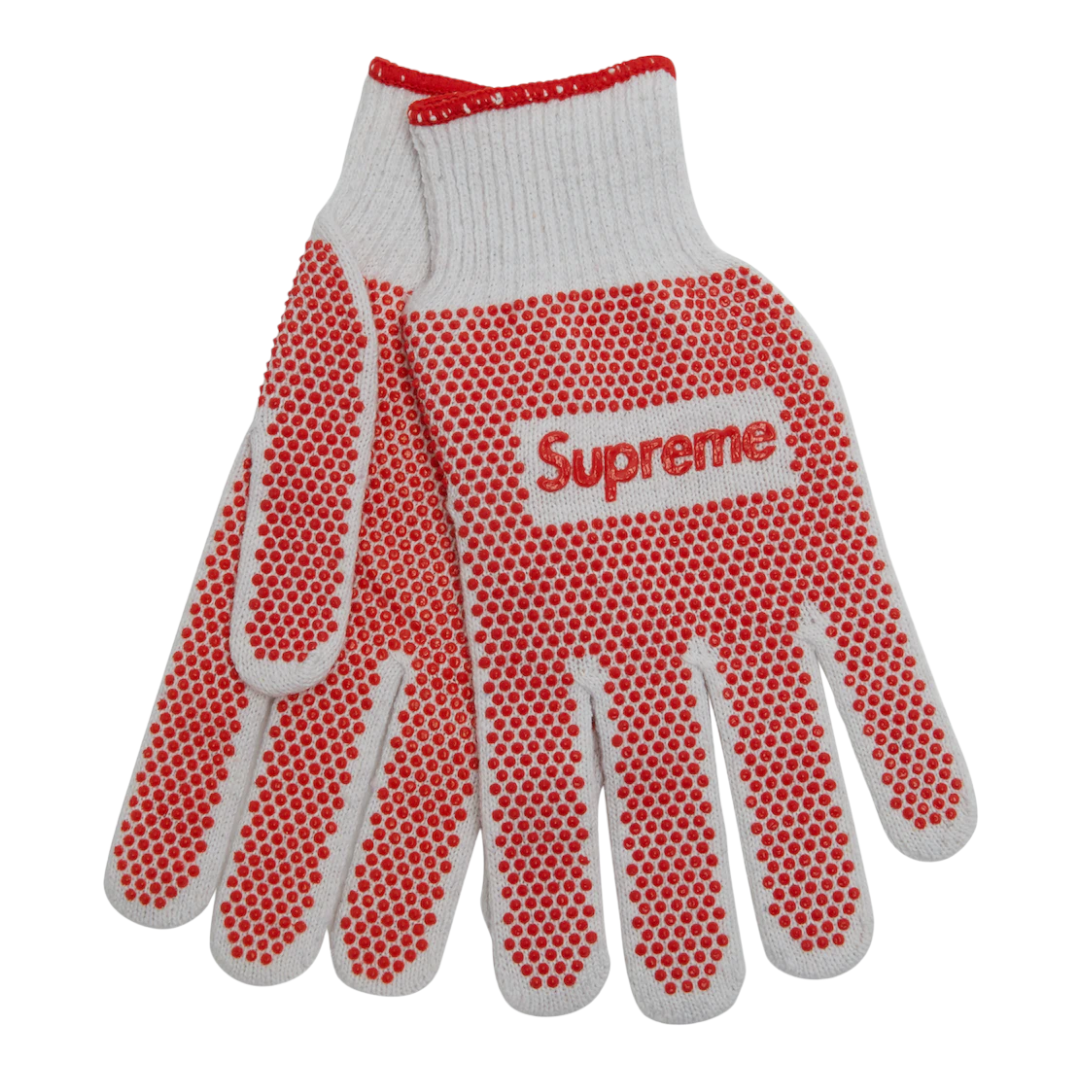 Supreme Grip Work Gloves White