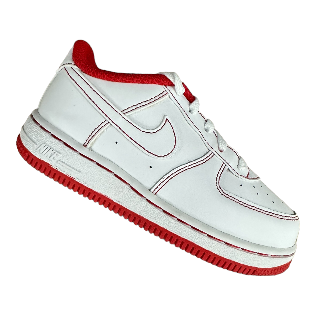 Nike Air Force 1 '07 'Contrast Stitch - White University Red