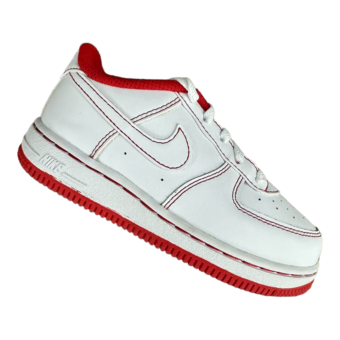 Nike Air Force 1 Contrast Stitch White University Red