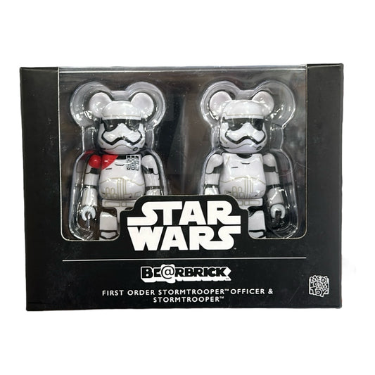 Bearbrick First Order Stormtrooper Officer & First Order Stormtrooper 2 Pack 100%