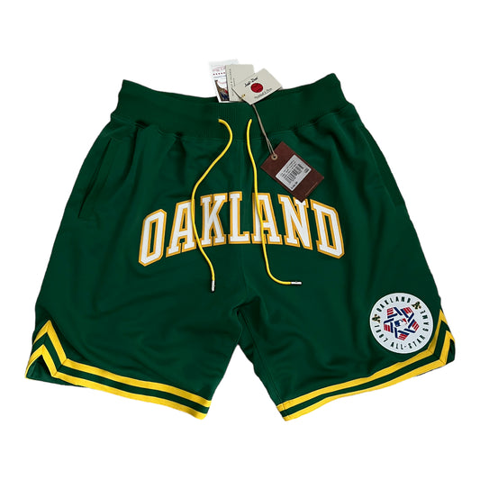 Oakland Athletics Home Run Derby Green Just Don Shorts