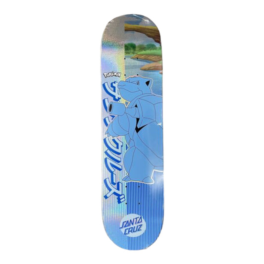 “Blastoise” Santa Cruz X Pokemon Skateboard Deck 8.0