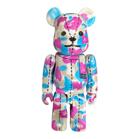 Bape Camo Bearbrick Violet Blue Grey