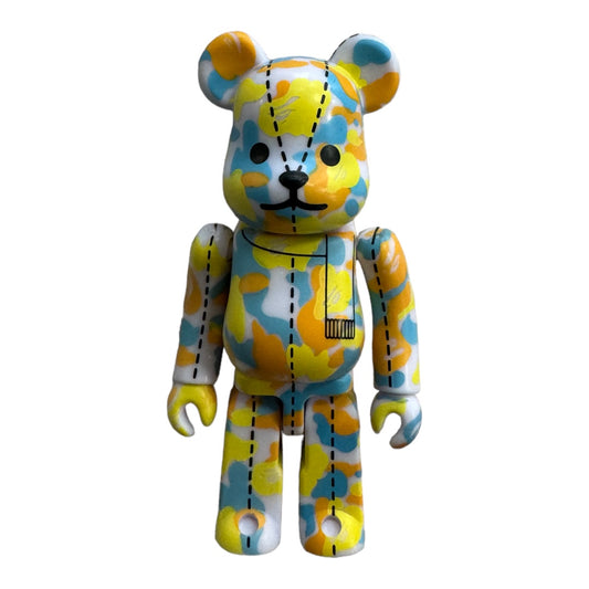 Babe Camo Bearbrick Yellow Blue Orange