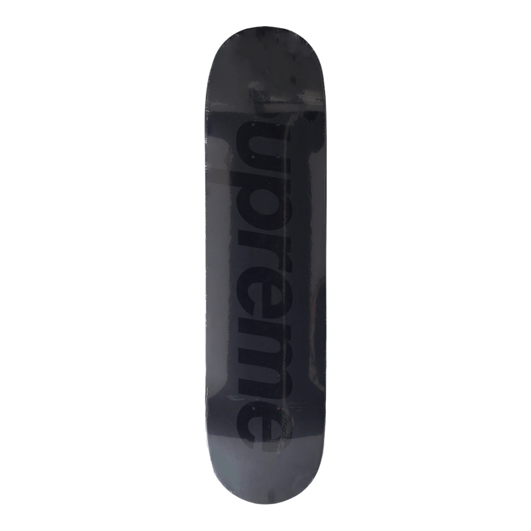 Supreme Tonal Box Logo Skateboard Deck Black