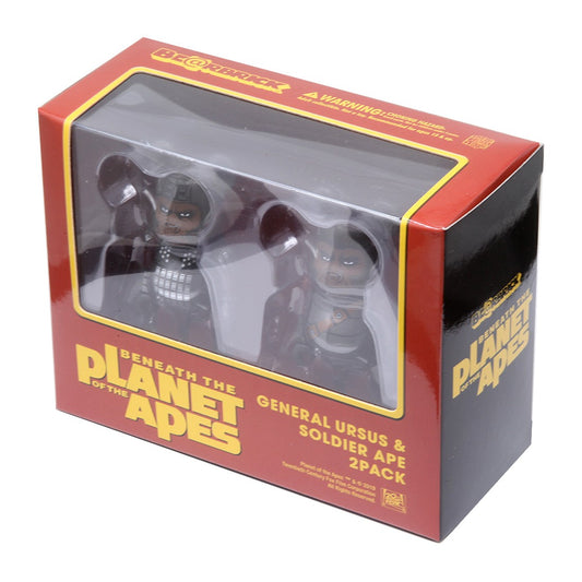 Planet of the Apes Bearbrick 2 Pack General Ursus & Soldier Ape