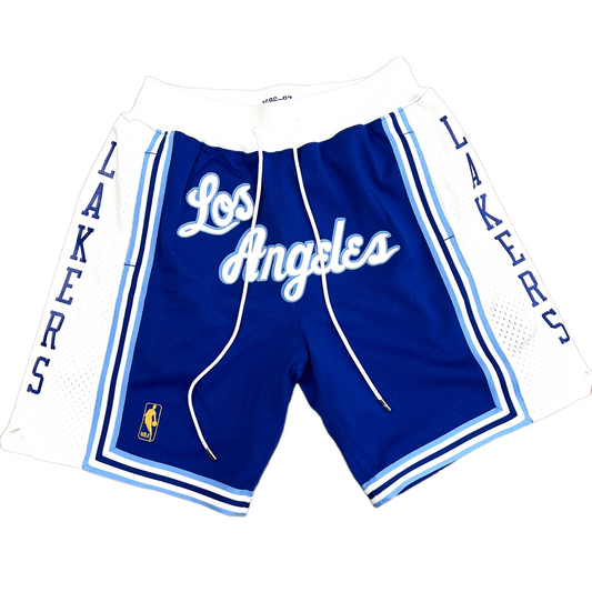 Blue Lakers Just Don Shorts