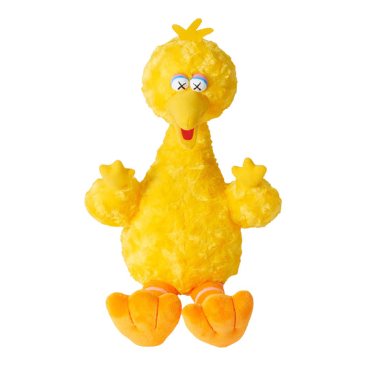 KAWS Sesame Street Uniqlo Big Bird Plush Toy Yellow