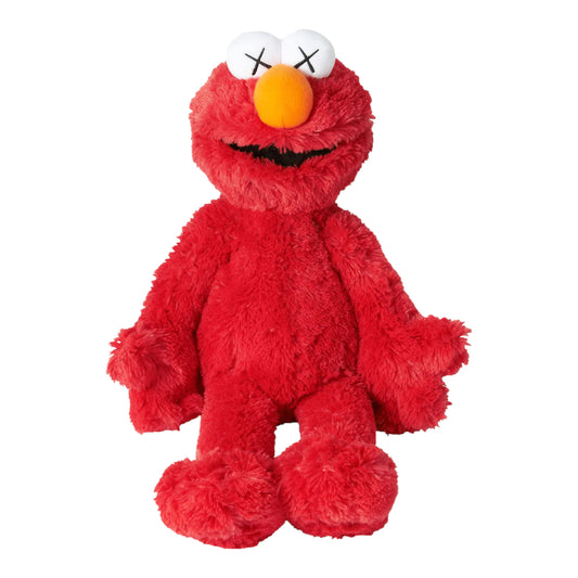 KAWS Sesame Street Uniqlo Elmo Plush Toy Red