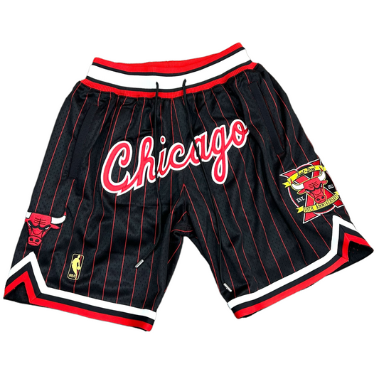 Black Chicago Bulls Just Don Shorts