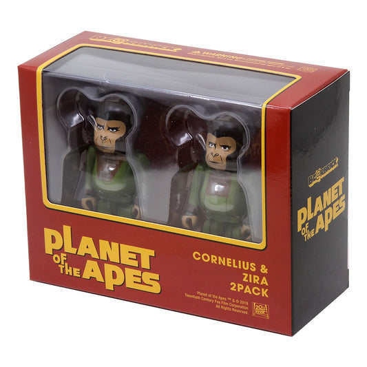 Planet of the Apes Bearbrick 2 Pack Cornelius & Zira